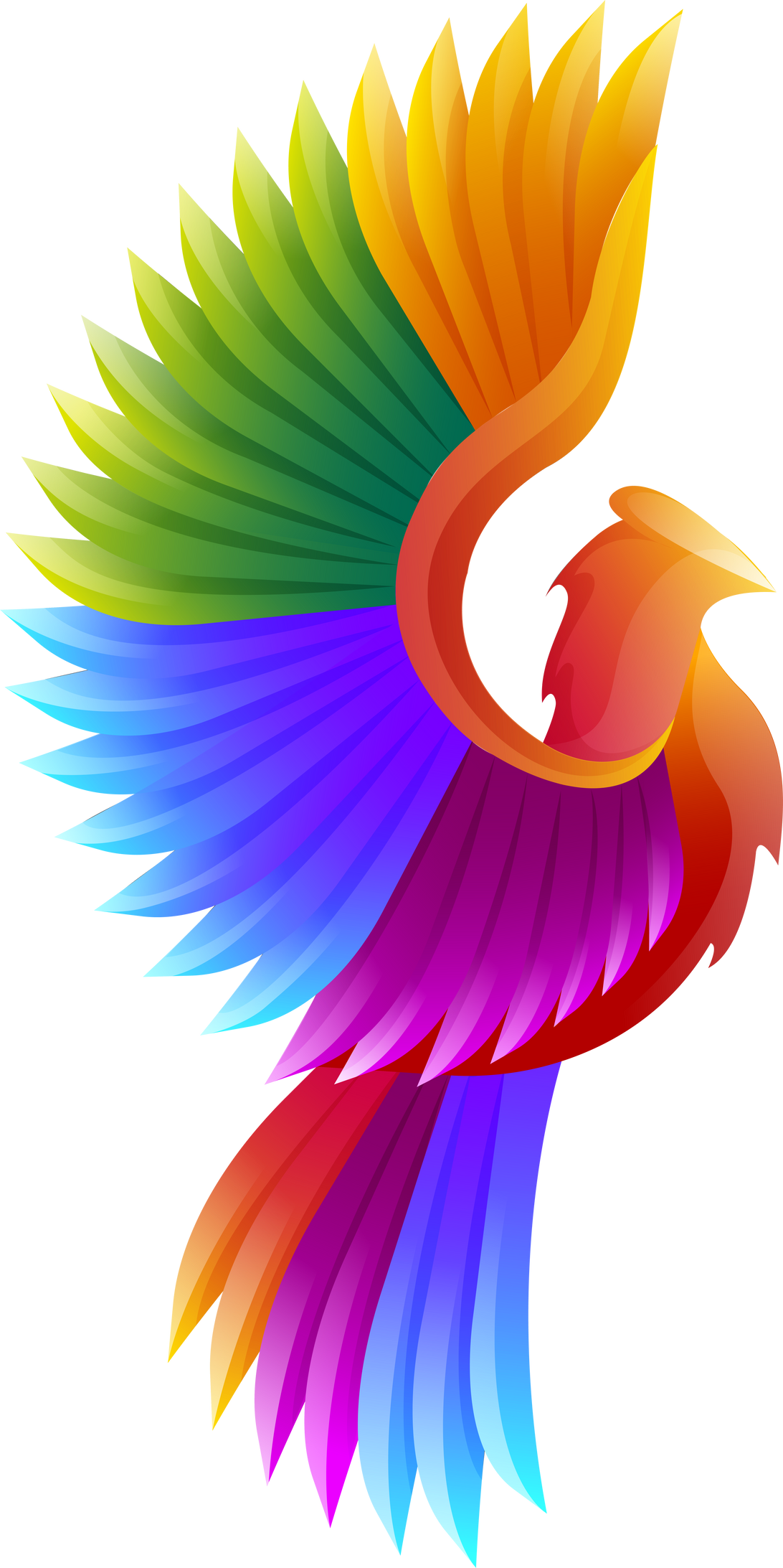 animal gradient logo illustration